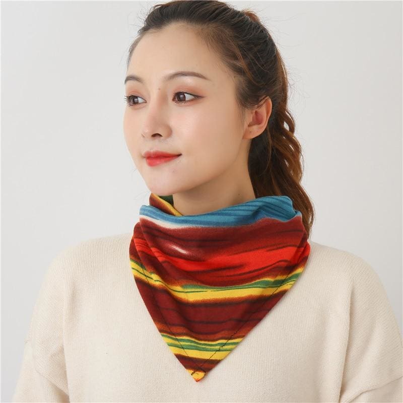 Cotton face cover scarf