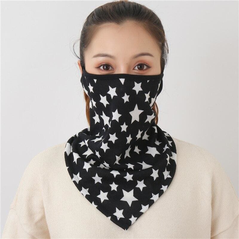 Cotton Face Cover Scarf - MST-1