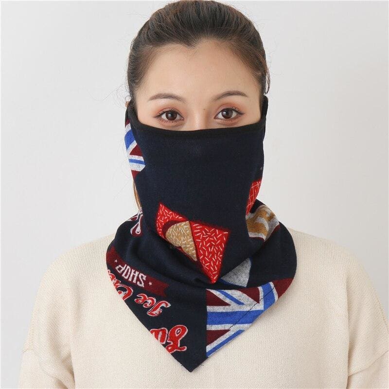 Cotton face cover scarf - mst-11