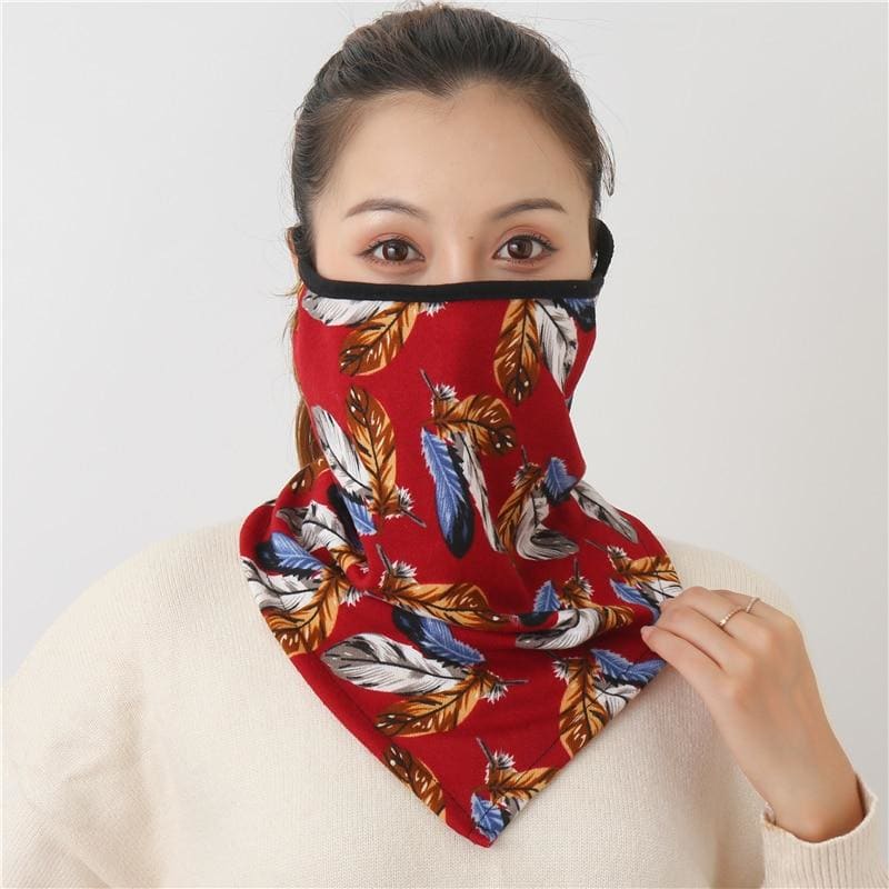 Cotton face cover scarf - mst-15
