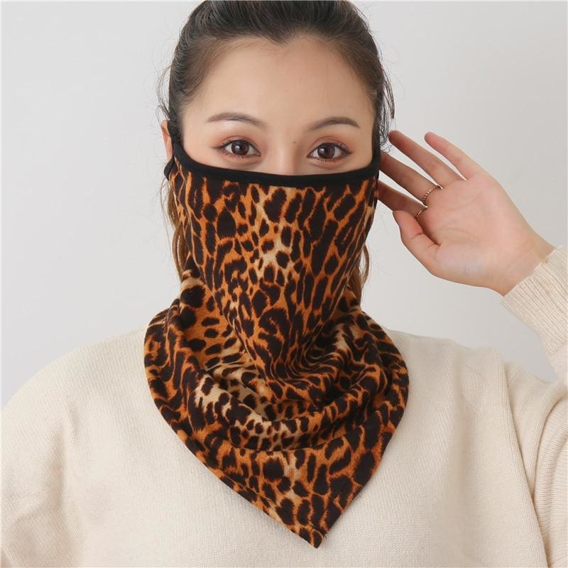 Cotton face cover scarf - mst-2