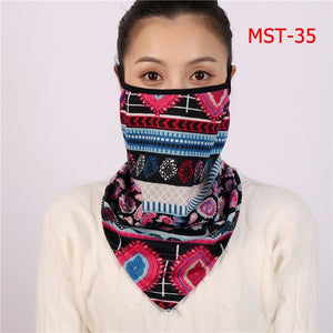 Cotton face cover scarf - mst-35