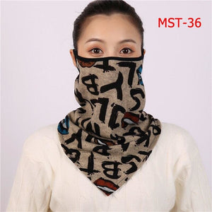 Cotton Face Cover Scarf - MST-36