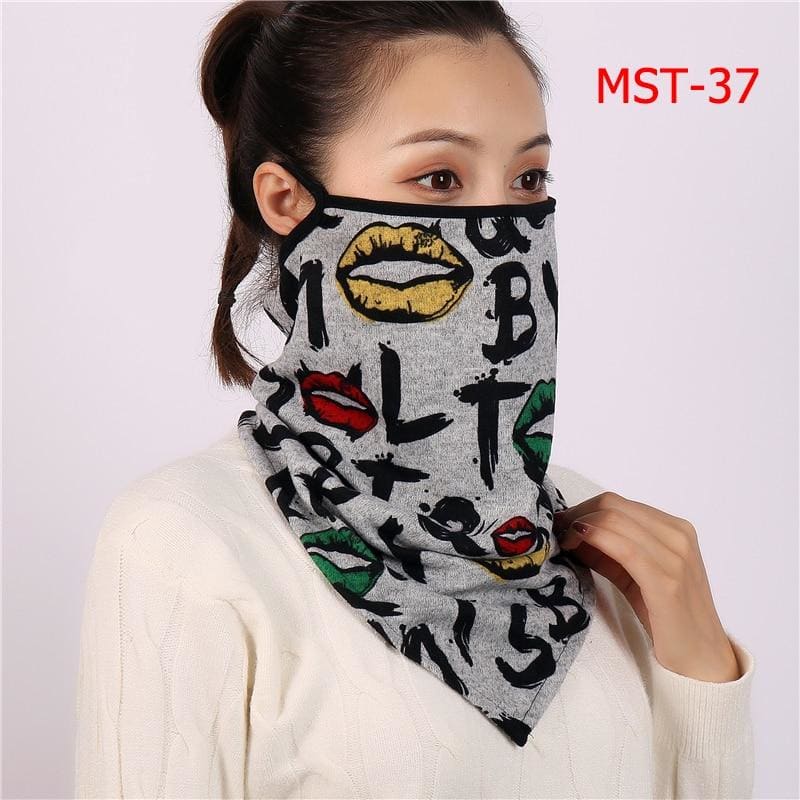 Cotton Face Cover Scarf - MST-37