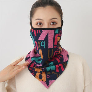 Cotton face cover scarf - mst-4