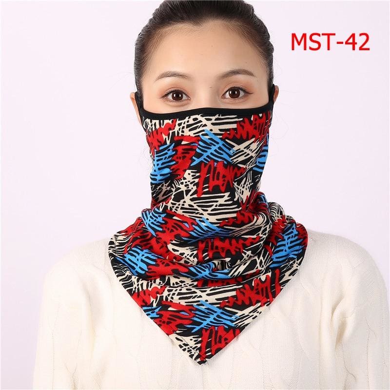 Cotton Face Cover Scarf - MST-42