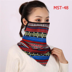 Cotton face cover scarf - mst-48