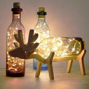 Creative Wood Deer Lamp - Night Lights