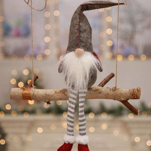 Cute sitting long-legged for christmas decoration - pendant 