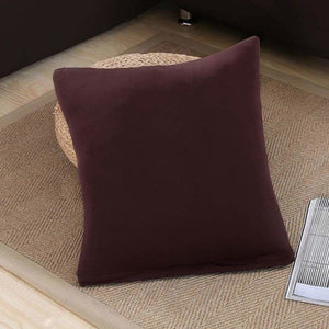 Decorative square cushion covers - 45x45 cover / coffee - 