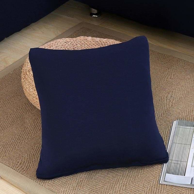 Decorative square cushion covers - 45x45 cover / navy blue -