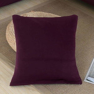 Decorative Square Cushion Covers - 45X45 cover / Red Bean