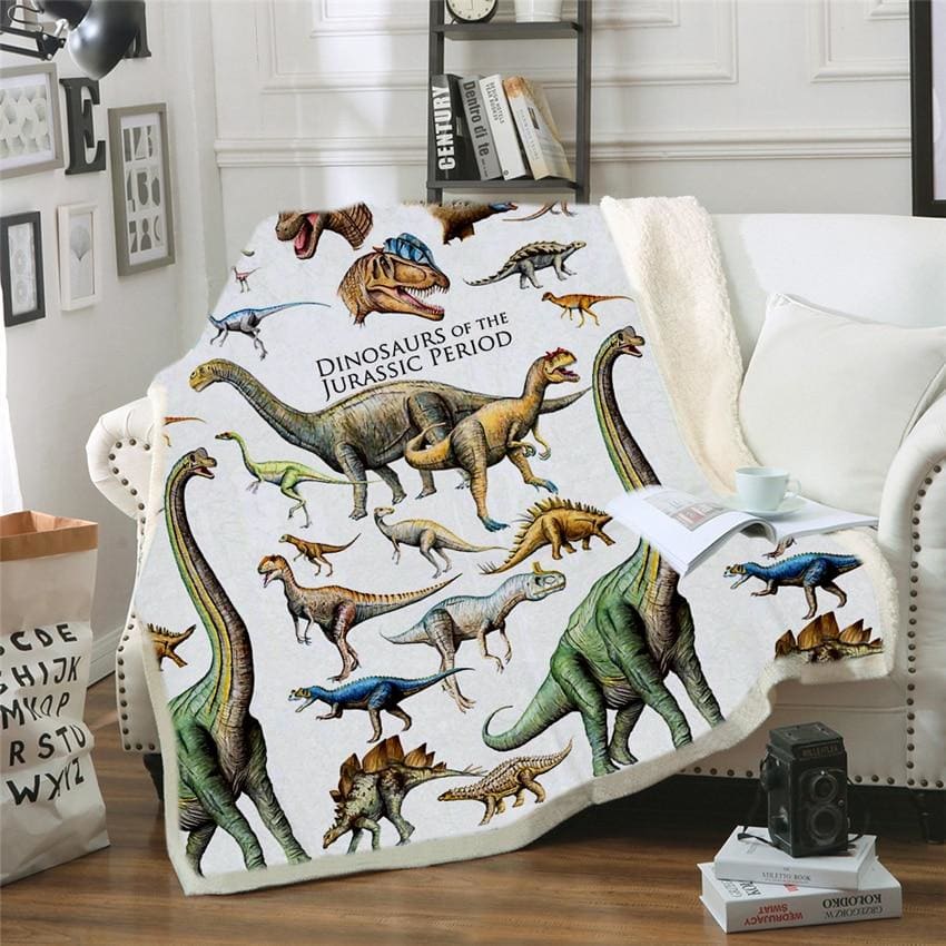 Dinosaur nap blanket - blankets
