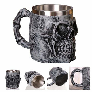 Dragon mug just for you - silver skull king - mugs