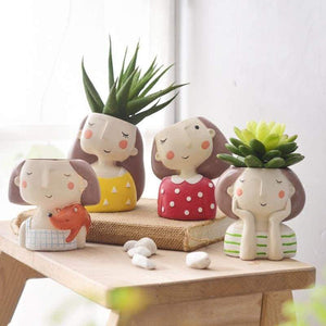 Dreamy Girl Flower Pots - & Planters