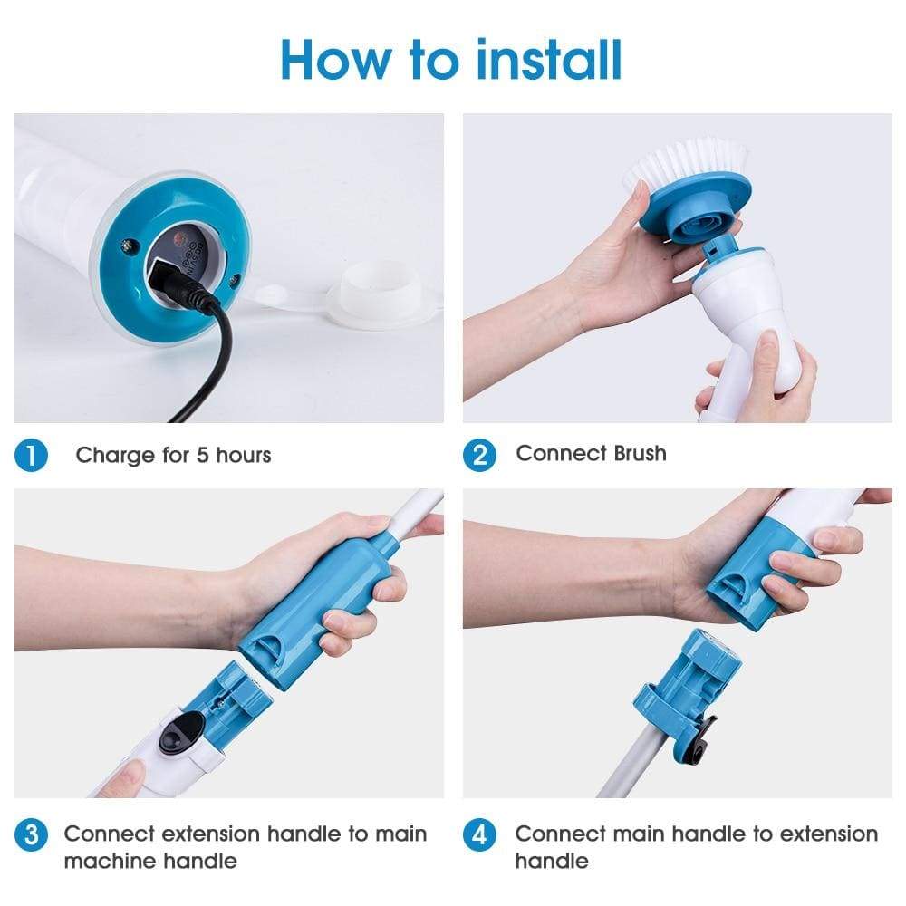 Electric cleaning brush just for you - smart home