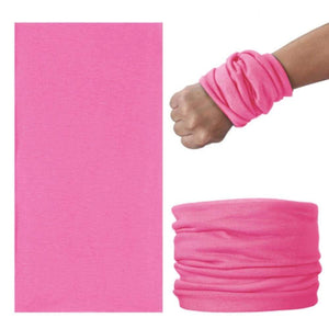 Face Head Wrap Cover - Pink-2 - Scarf