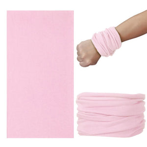 Face Head Wrap Cover - Pink - Scarf
