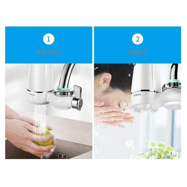 Faucet water filter for kitchen - white - home appliances 3