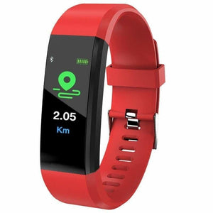 Fitness Tracker Smartwatch - red - Digital Watches