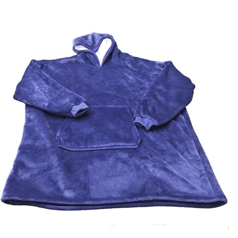 Fleece Wearable Blanket - blue - Blankets