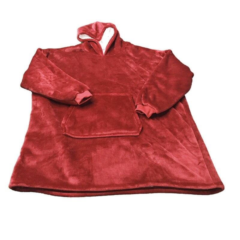 Fleece Wearable Blanket - red - Blankets