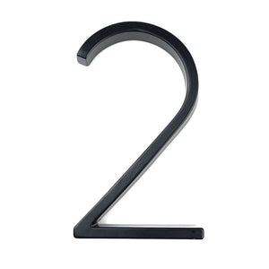 Floating house number - 2 - home decor