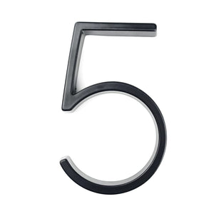 Floating house number - 5 - home decor 2