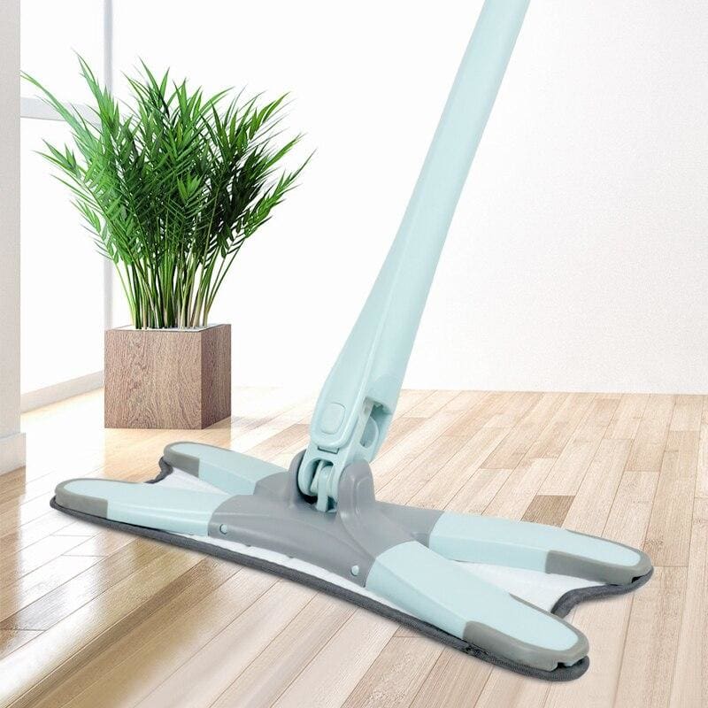 Floor mop microfiber - 3 mop head blue - home cleaning