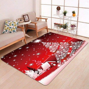 Floor rug - 60cmx90cm / christmas tree - rugs and mat