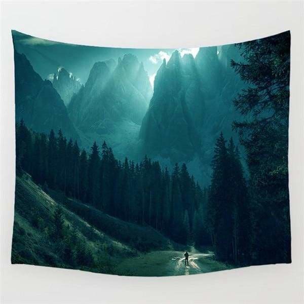 Foggy forest tapestries - 150cmx130cm / P29 - Decorative