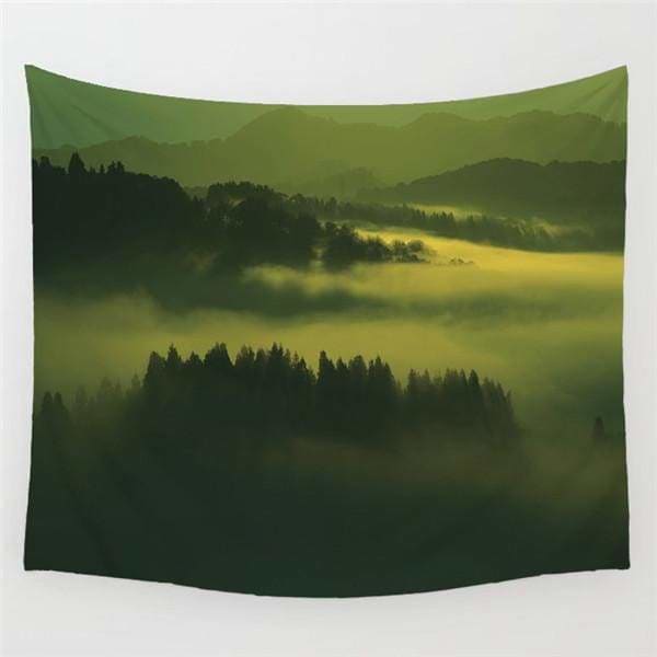 Foggy forest tapestries - 150cmx130cm / P34 - Decorative