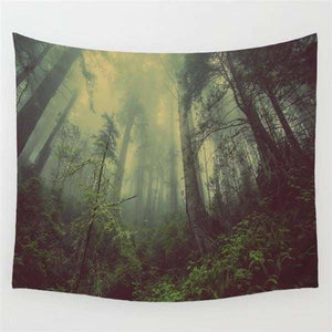 Foggy forest tapestries - 150cmx130cm / P38 - Decorative