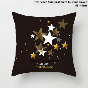 Pillowcase Gold Black - Xmas 11 - Christmas Decoration