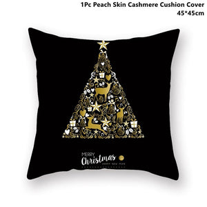 Pillowcase Gold Black - Xmas 25 - Christmas Decoration