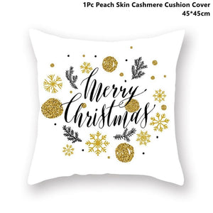 Pillowcase Gold Black - Xmas 26 - Christmas Decoration