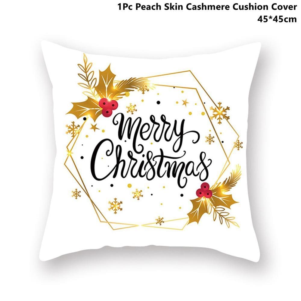 Pillowcase Gold Black - Xmas 27 - Christmas Decoration