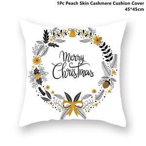 Pillowcase Gold Black - Xmas 29 - Christmas Decoration