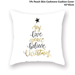 Pillowcase Gold Black - Xmas 31 - Christmas Decoration