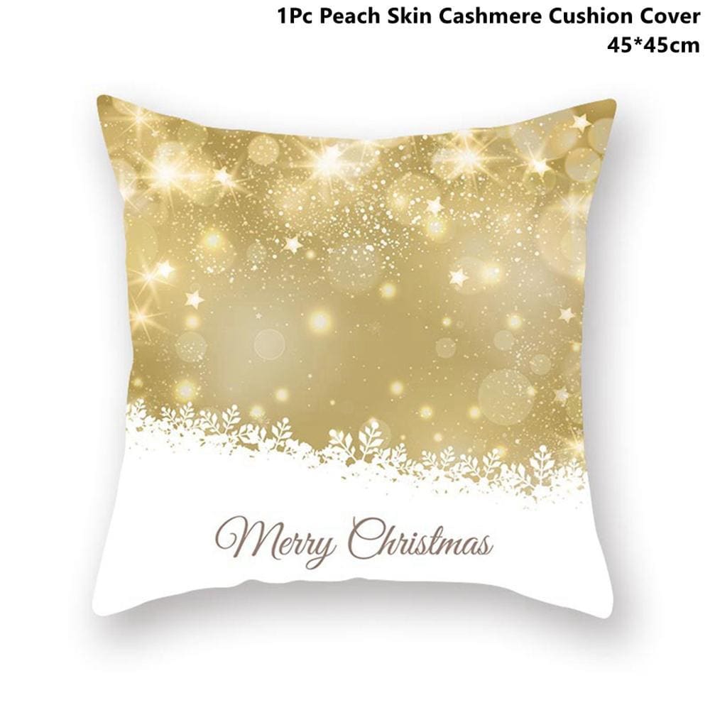Pillowcase Gold Black - Xmas 42 - Christmas Decoration