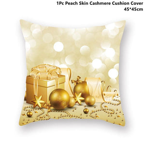 Pillowcase Gold Black - Xmas 43 - Christmas Decoration