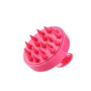 Hair scalp massager brush - pink - combs