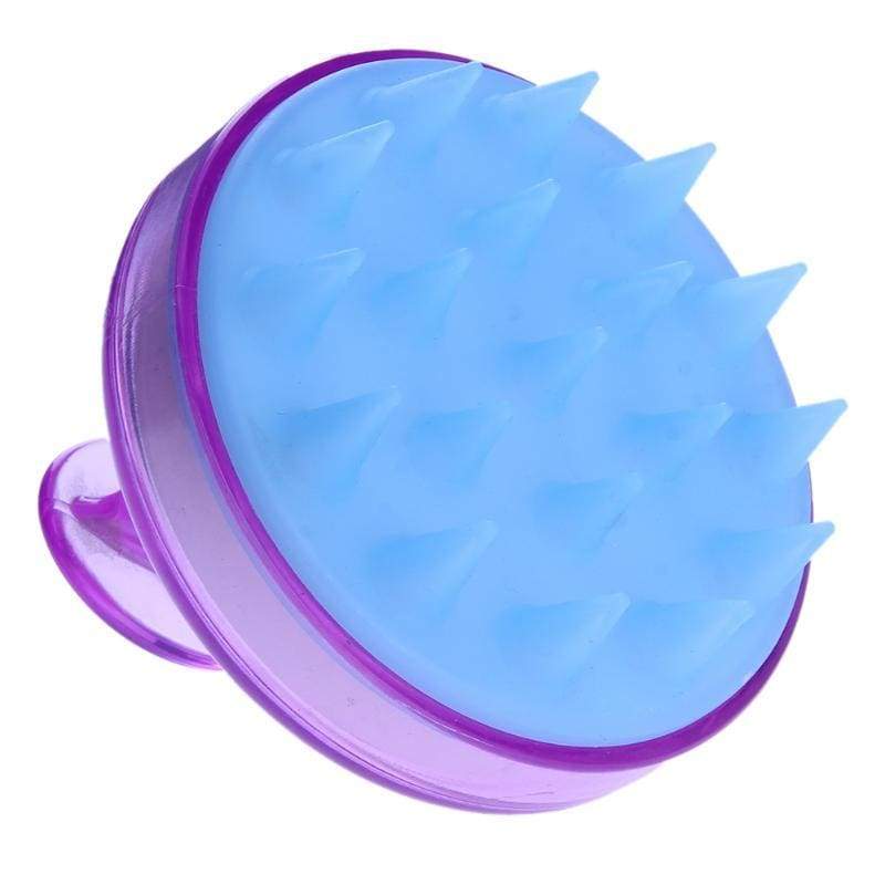 Hair scalp massager brush - purple - combs