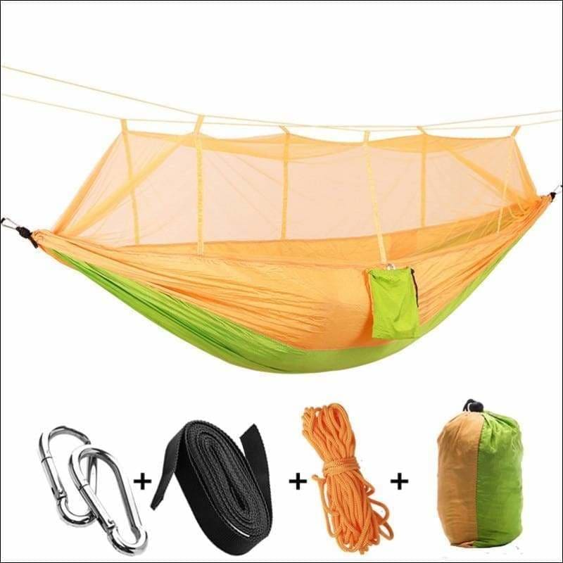 Hammock tree tent just for you - yellow green