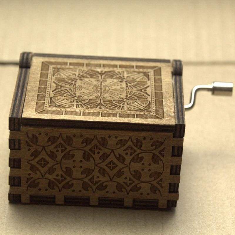 Handmade Engraved Wooden Music Box - gifts 2