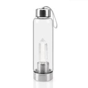 Healing crystal water bottle - 0.55L / clean - Bottles Jars
