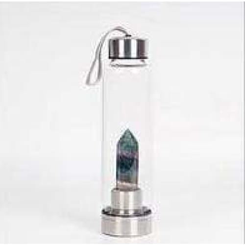 Healing crystal water bottle - 0.55L / fluorite - Bottles