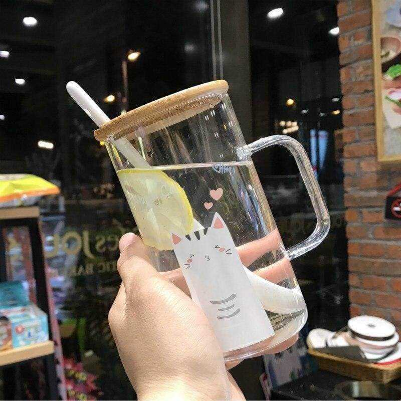 Heat Resistant Glass Coffee Mug - Cups & Mugs