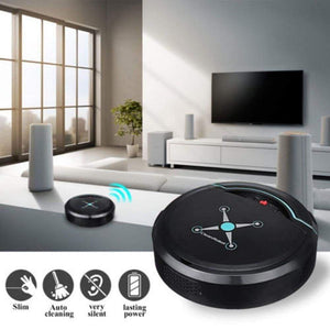 Home Cleaner Automatic Sensing Robot - Black - Cleaning