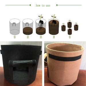 Home garden Breathable Plant Growth Bag - Flower Pots &